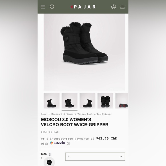 Ladies Pajar Boots - Picture 4 of 4